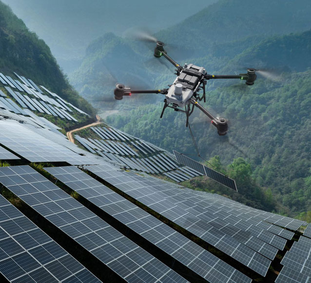 光伏组件无人机清洗