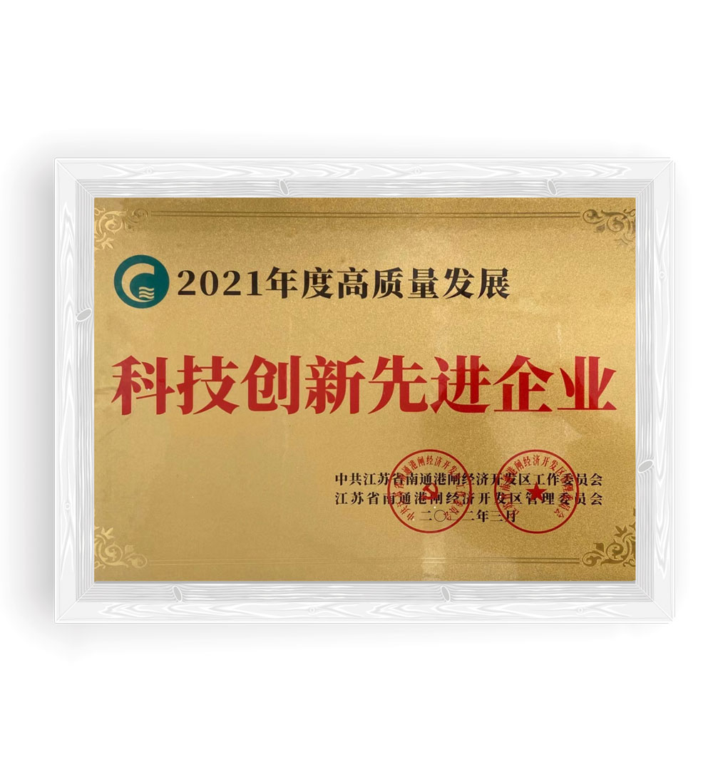 2021年度高质量发展科技创新先进企业